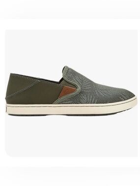 Olukai Pehuea Slip On Sneaker Tropical Leaf size 7